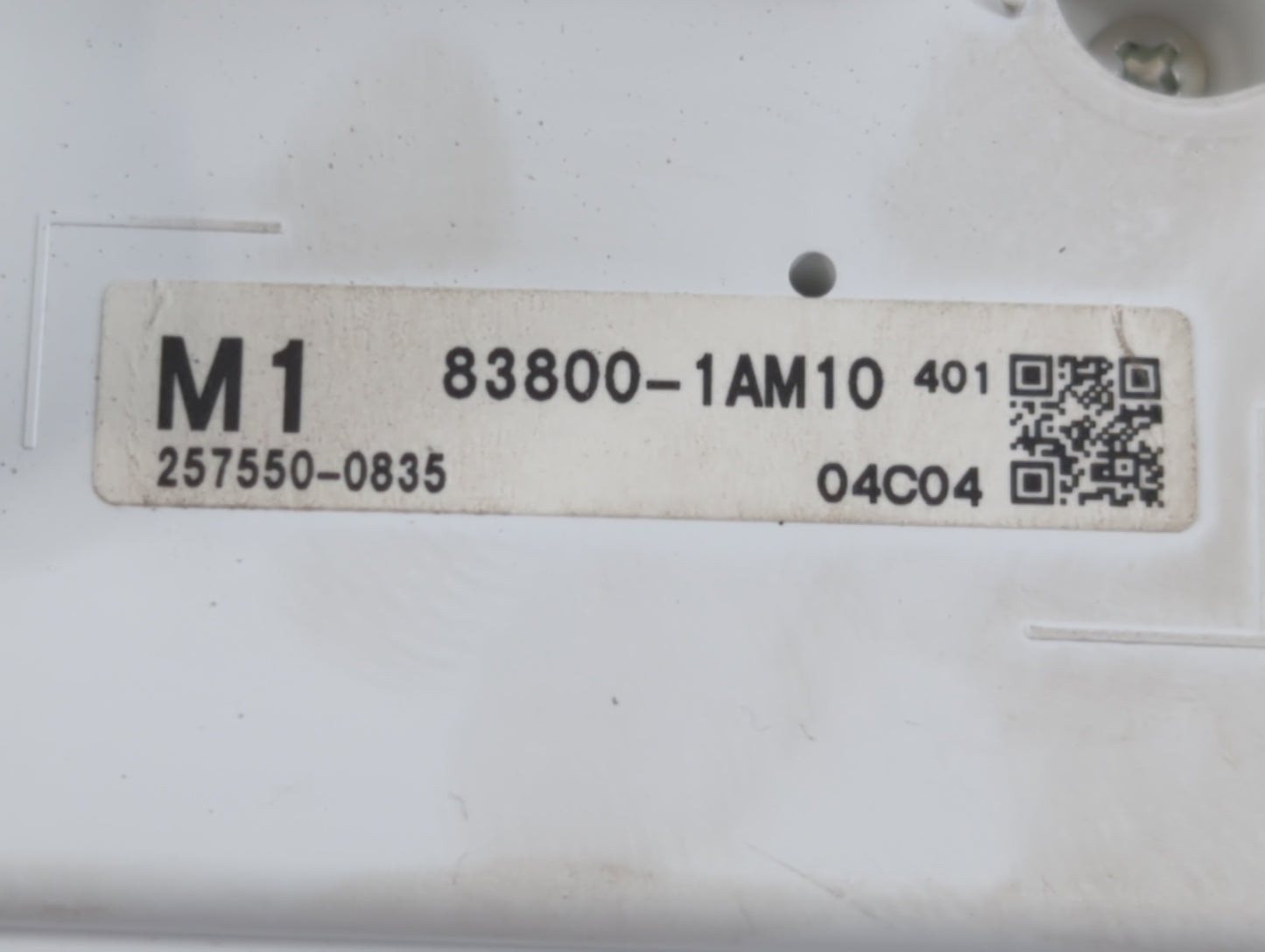 2020 Toyota Corolla Instrument Cluster Speedometer Gauges P/N:257550-0835 83800-1AM10 Fits OEM Used Auto Parts - Oemusedautoparts1.com