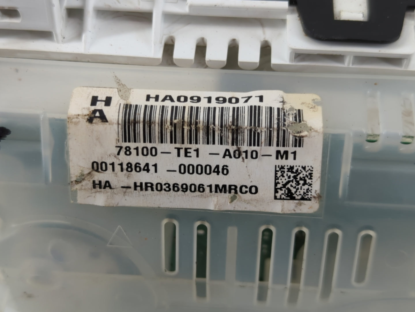 2007-2009 Nissan Altima Instrument Cluster Speedometer Gauges P/N:HA0919071 78100-TE1-A010-M1 Fits Fits 2007 2008 2009 OEM Used Auto Parts - Oemusedautoparts1.com