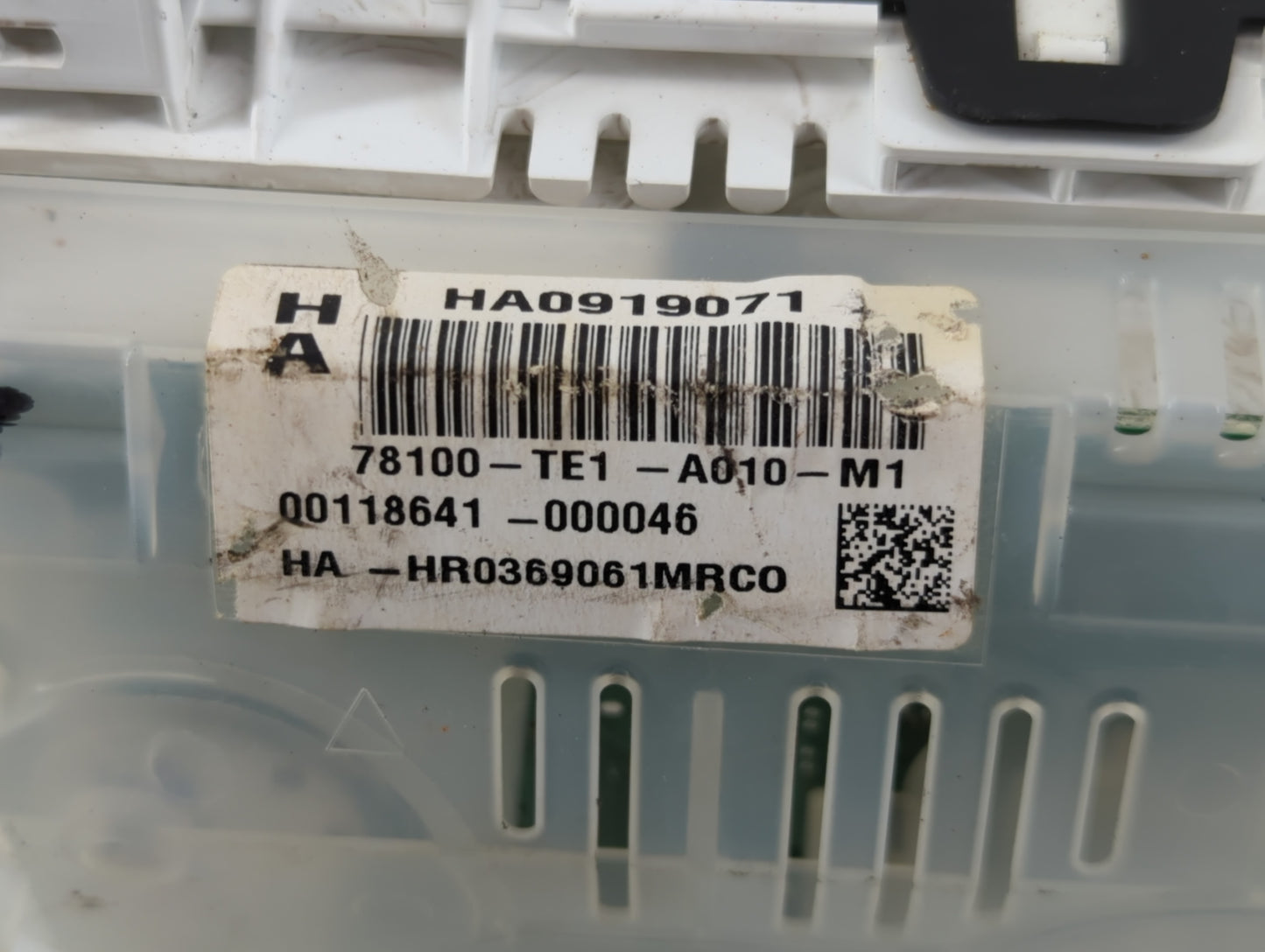 2007-2009 Nissan Altima Instrument Cluster Speedometer Gauges P/N:HA0919071 78100-TE1-A010-M1 Fits Fits 2007 2008 2009 OEM Used Auto Parts - Oemusedautoparts1.com