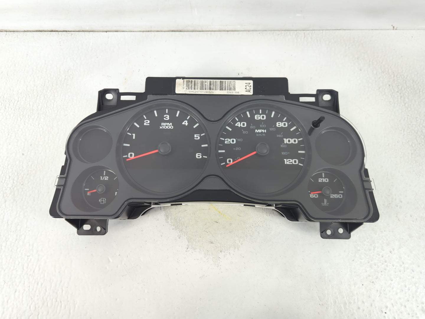 2013 Chevrolet Silverado 1500 Instrument Cluster Speedometer Gauges P/N:22838398 Fits OEM Used Auto Parts - Oemusedautoparts1.com