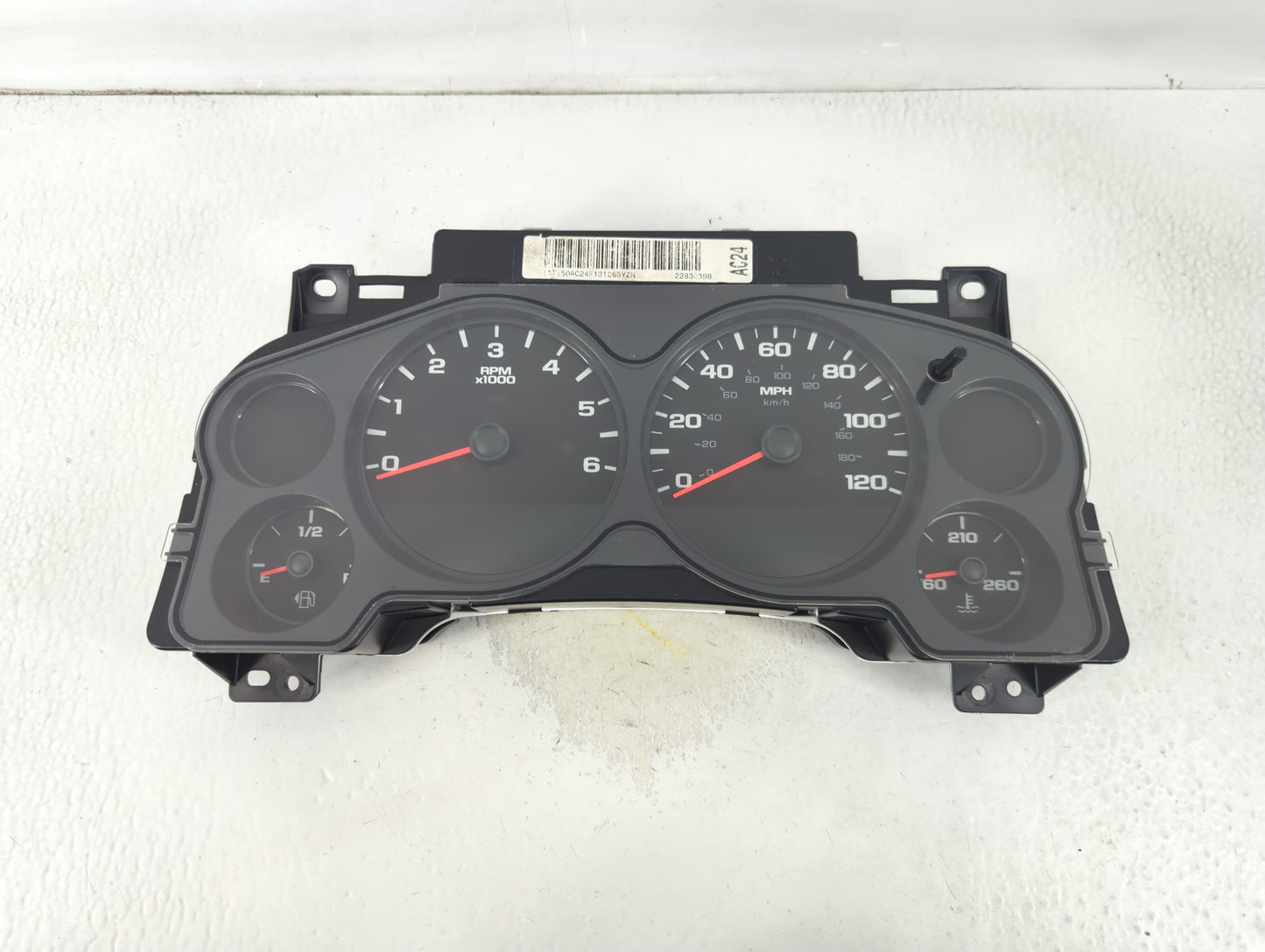 2013 Chevrolet Silverado 1500 Instrument Cluster Speedometer Gauges P/N:22838398 Fits OEM Used Auto Parts - Oemusedautoparts1.com