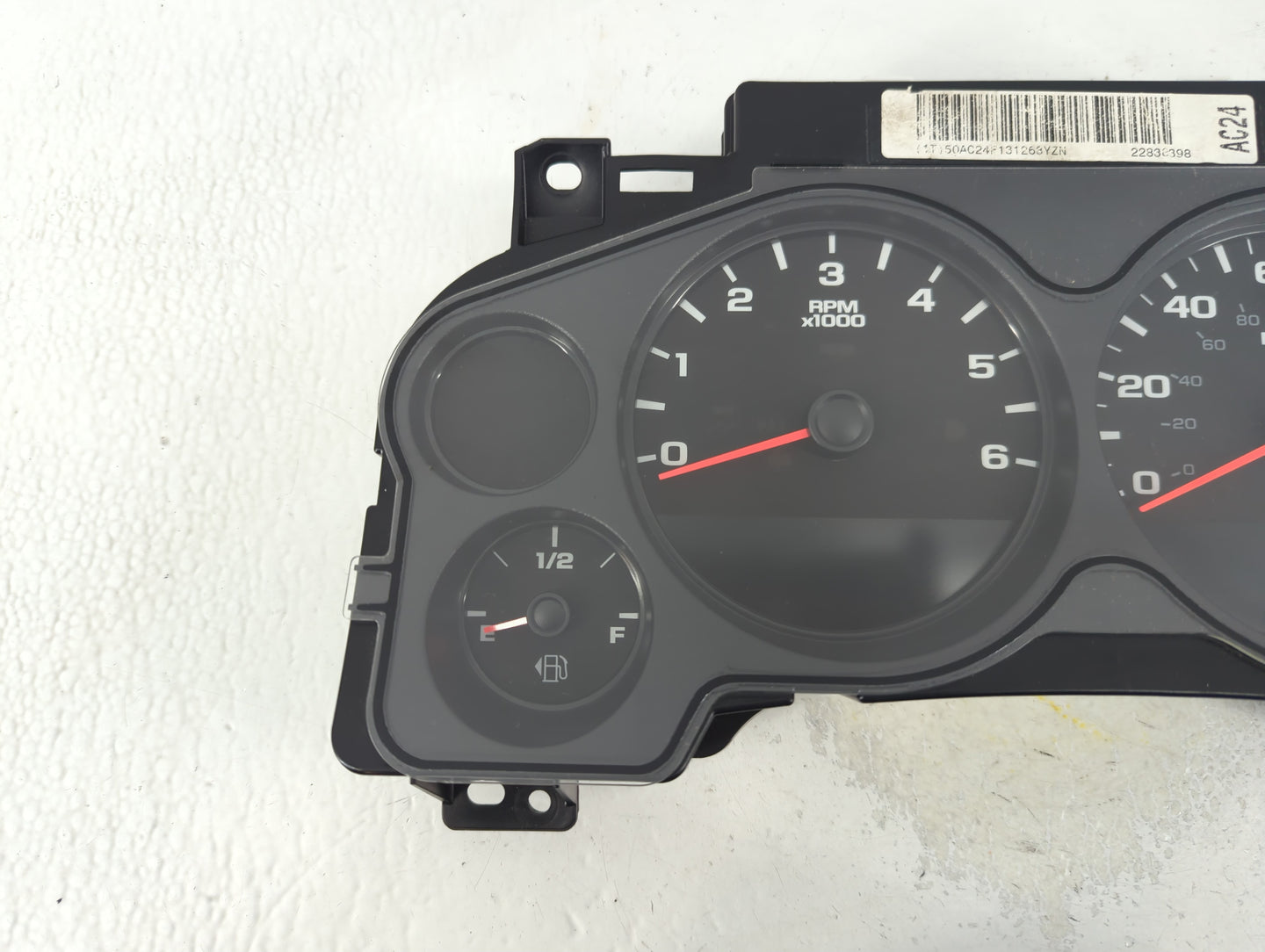 2013 Chevrolet Silverado 1500 Instrument Cluster Speedometer Gauges P/N:22838398 Fits OEM Used Auto Parts - Oemusedautoparts1.com