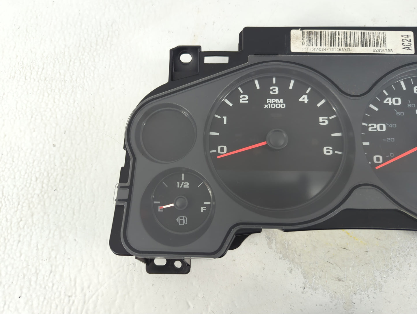 2013 Chevrolet Silverado 1500 Instrument Cluster Speedometer Gauges P/N:22838398 Fits OEM Used Auto Parts - Oemusedautoparts1.com