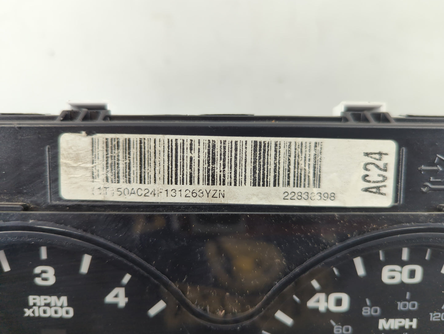 2013 Chevrolet Silverado 1500 Instrument Cluster Speedometer Gauges P/N:22838398 Fits OEM Used Auto Parts - Oemusedautoparts1.com