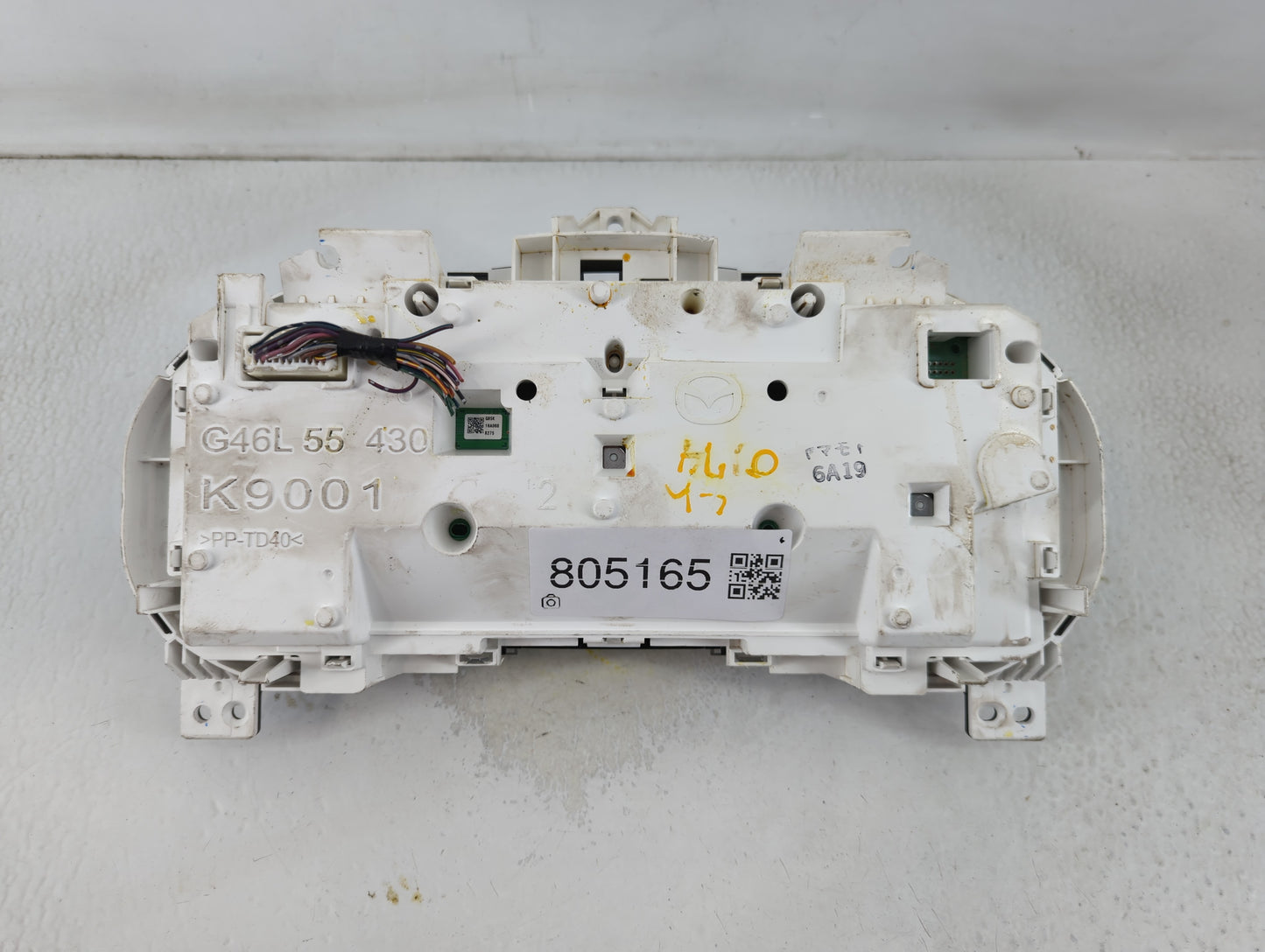 2016 Mazda 6 Instrument Cluster Speedometer Gauges P/N:G46L55430 GMN655471B Fits OEM Used Auto Parts - Oemusedautoparts1.com