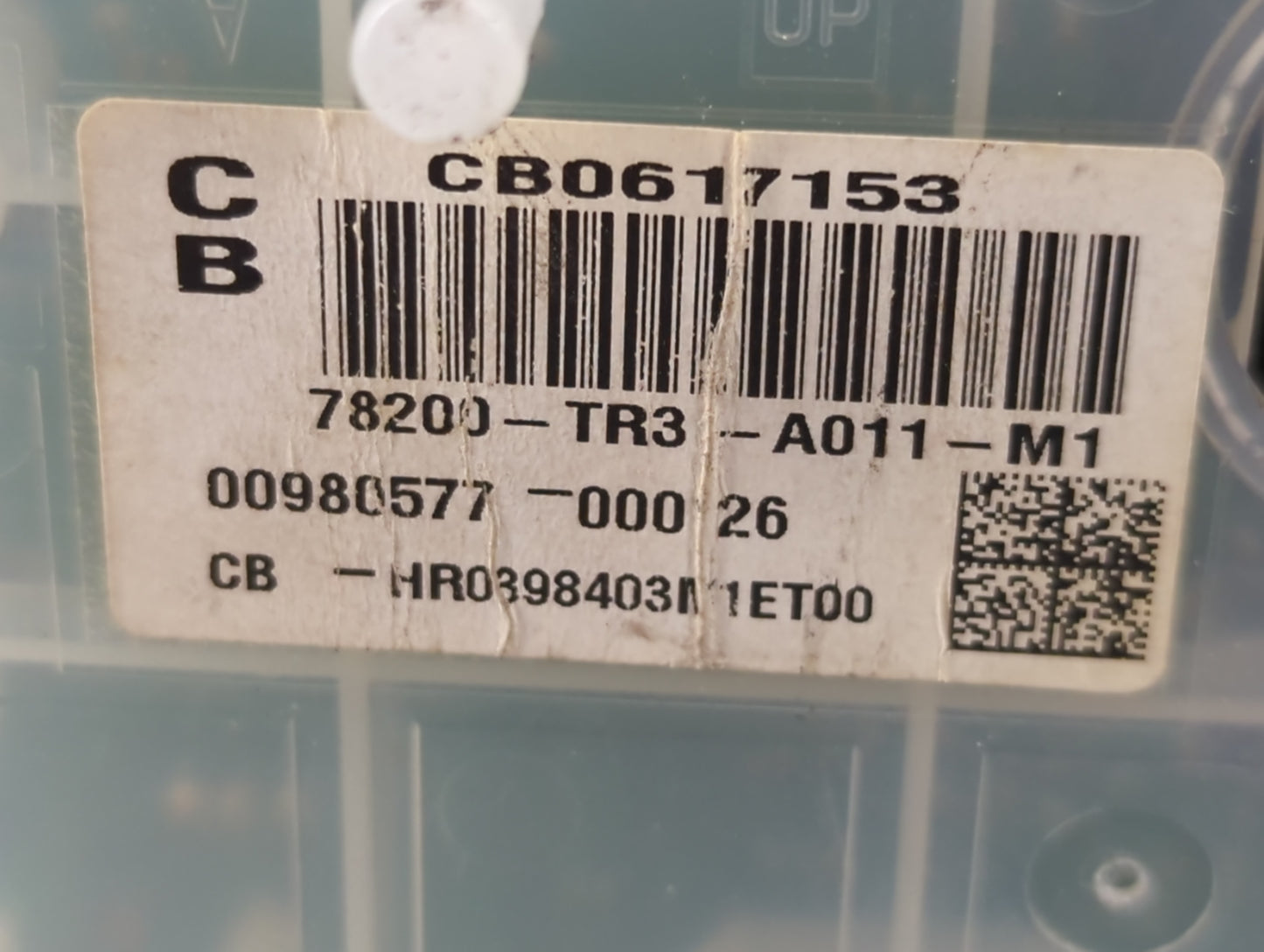 2014-2015 Honda Civic Instrument Cluster Speedometer Gauges P/N:CB0617153 78200-TR3-A011-M1 Fits Fits 2014 2015 OEM Used Auto Parts - Oemusedautoparts1.com