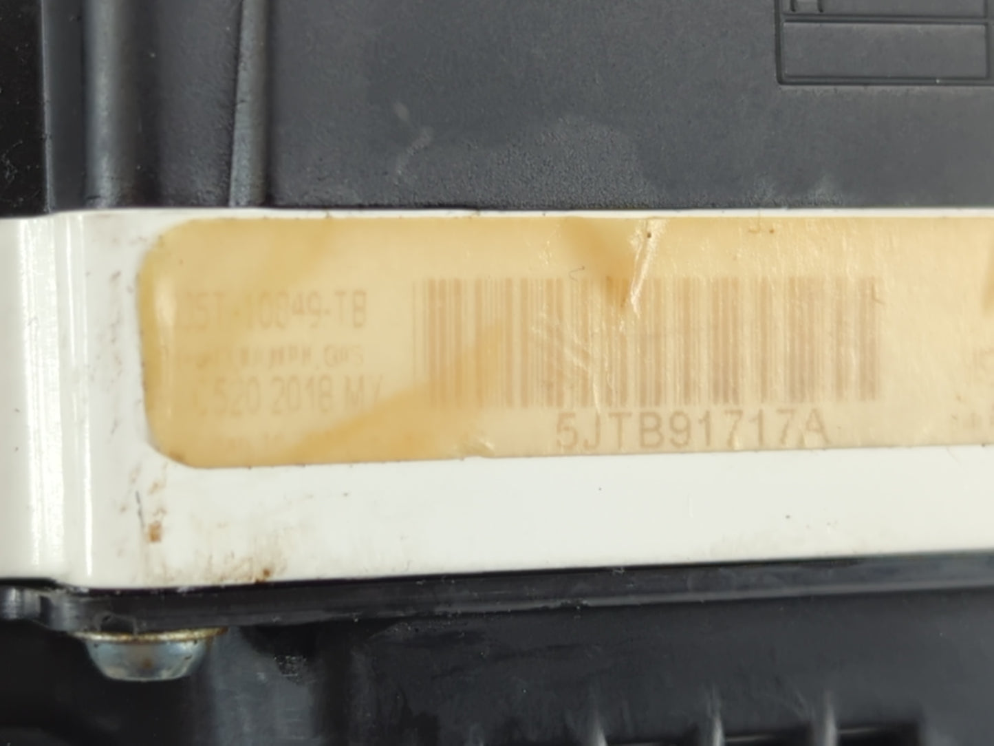 2018 Ford Escape Instrument Cluster Speedometer Gauges P/N:5JTB91717A Fits OEM Used Auto Parts - Oemusedautoparts1.com