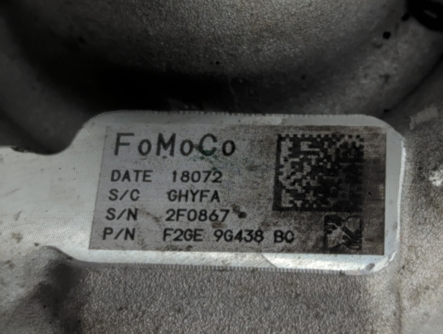 2015-2018 Ford Edge Turbocharger Turbo Charger Super Charger Supercharger - Oemusedautoparts1.com