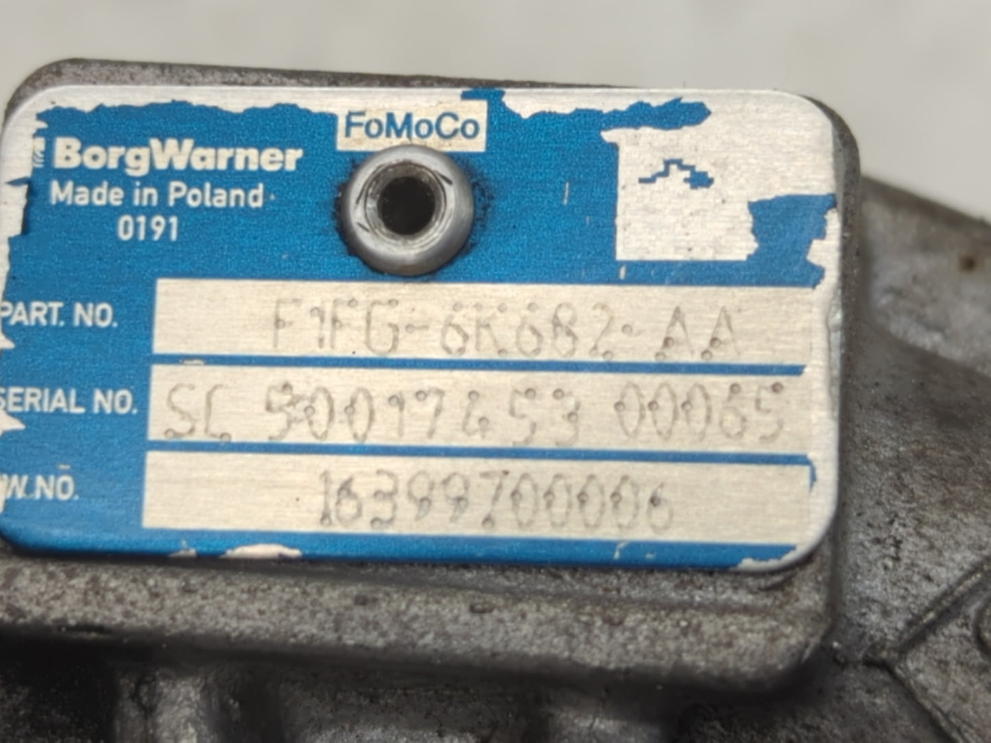 2014 Ford Fusion Turbocharger Turbo Charger Super Charger Supercharger - Oemusedautoparts1.com