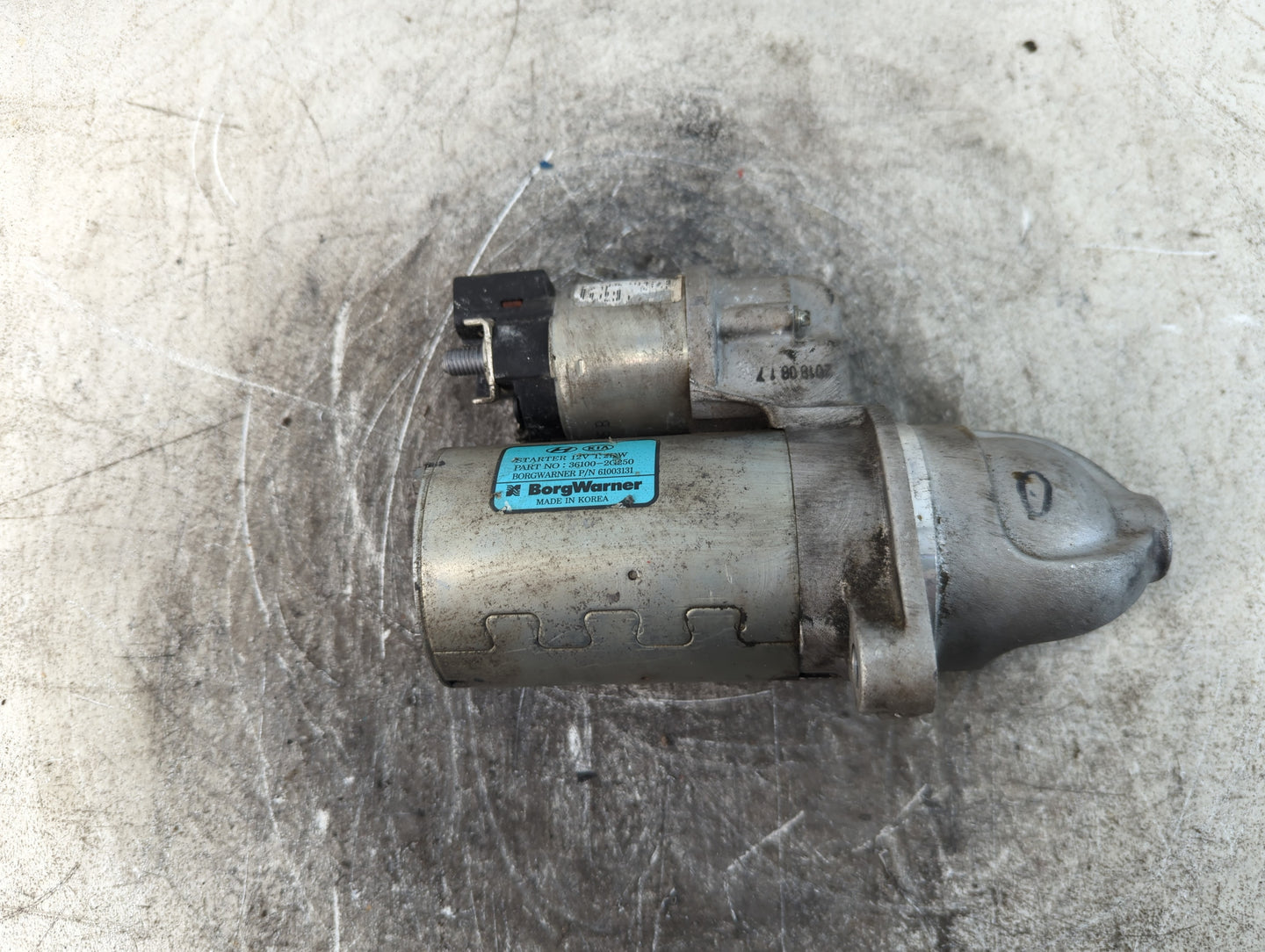 2016-2020 Kia Optima Car Starter Motor Solenoid OEM P/N:36100-2G250 Fits Fits 2015 2016 2017 2018 2019 2020 OEM Used Auto Parts - Oemusedautoparts1.com