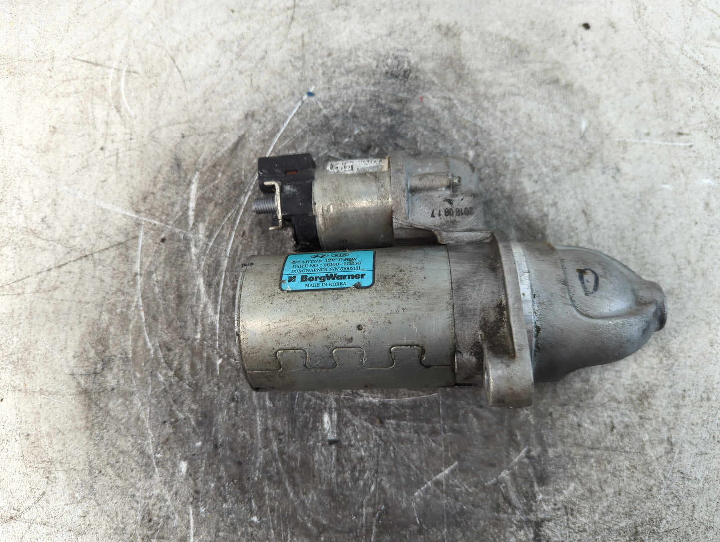 2016-2020 Kia Optima Car Starter Motor Solenoid OEM P/N:36100-2G250 Fits Fits 2015 2016 2017 2018 2019 2020 OEM Used Auto Parts - Oemusedautoparts1.com