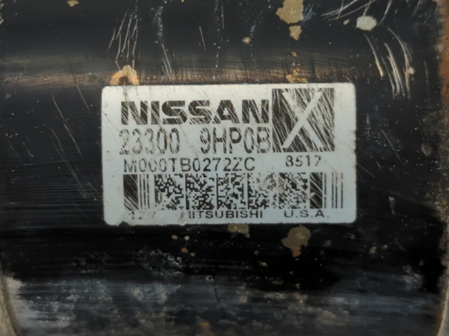 2015-2022 Nissan Murano Car Starter Motor Solenoid OEM P/N:23300 9HP0B Fits Fits 2015 2016 2017 2018 2019 2020 2021 2022 OEM Used Auto Parts - Oemusedautoparts1.com