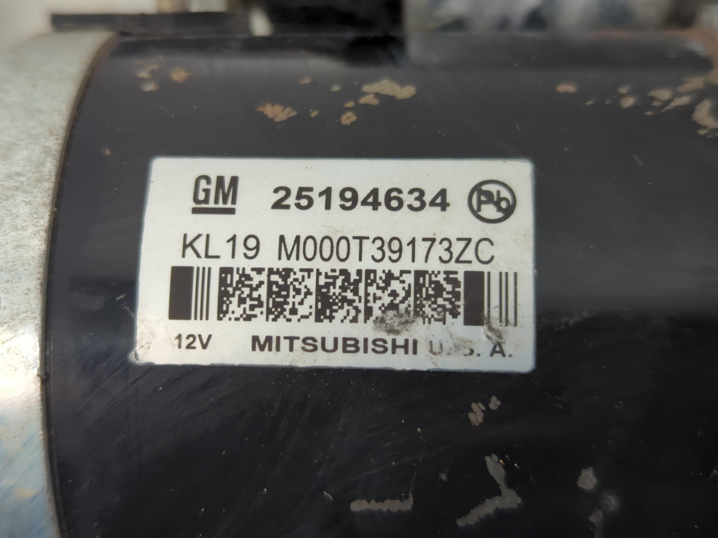 2013-2021 Chevrolet Trax Car Starter Motor Solenoid OEM P/N:25194634 Fits OEM Used Auto Parts - Oemusedautoparts1.com