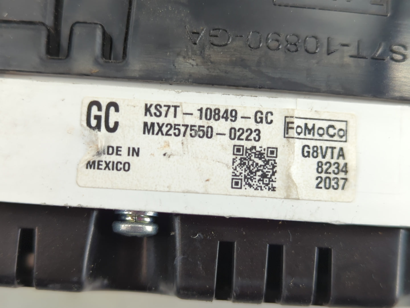 2019-2020 Ford Fusion Instrument Cluster Speedometer Gauges P/N:KS7T-10849-GC Fits Fits 2019 2020 OEM Used Auto Parts - Oemusedautoparts1.com