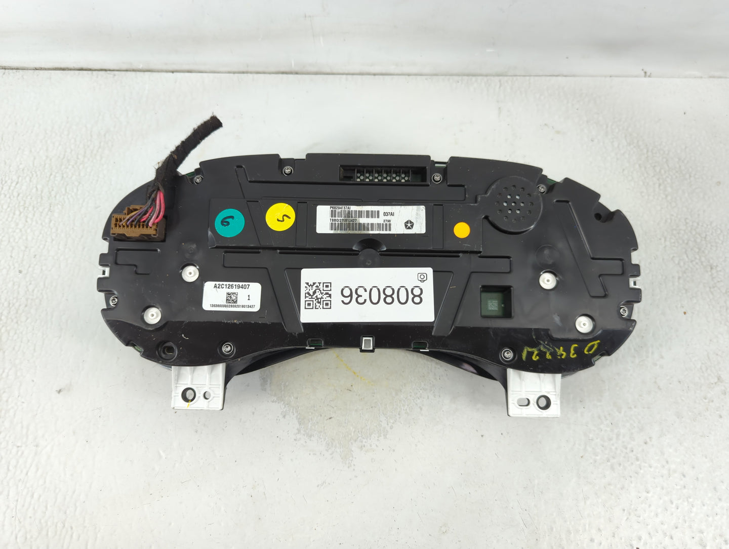 2019 Dodge Ram 1500 Instrument Cluster Speedometer Gauges P/N:P68294037AI Fits OEM Used Auto Parts - Oemusedautoparts1.com