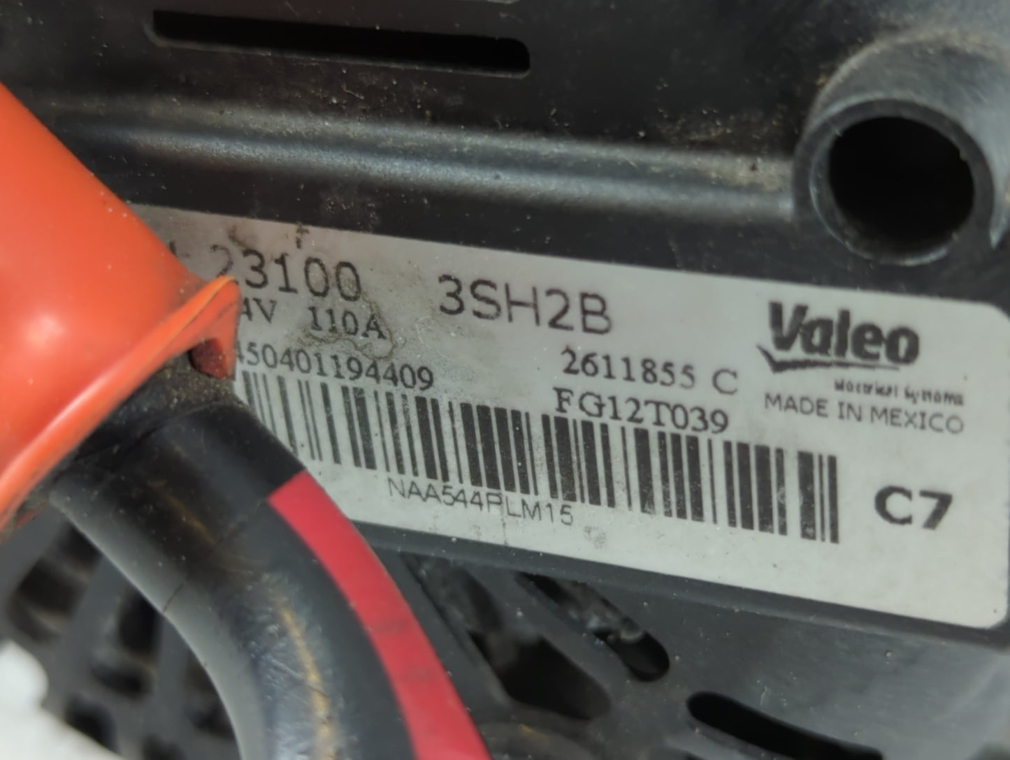 2013-2019 Nissan Sentra Alternator Replacement Generator Charging Assembly Engine OEM P/N:23100 3SH2B Fits OEM Used Auto Parts - Oemusedautoparts1.com