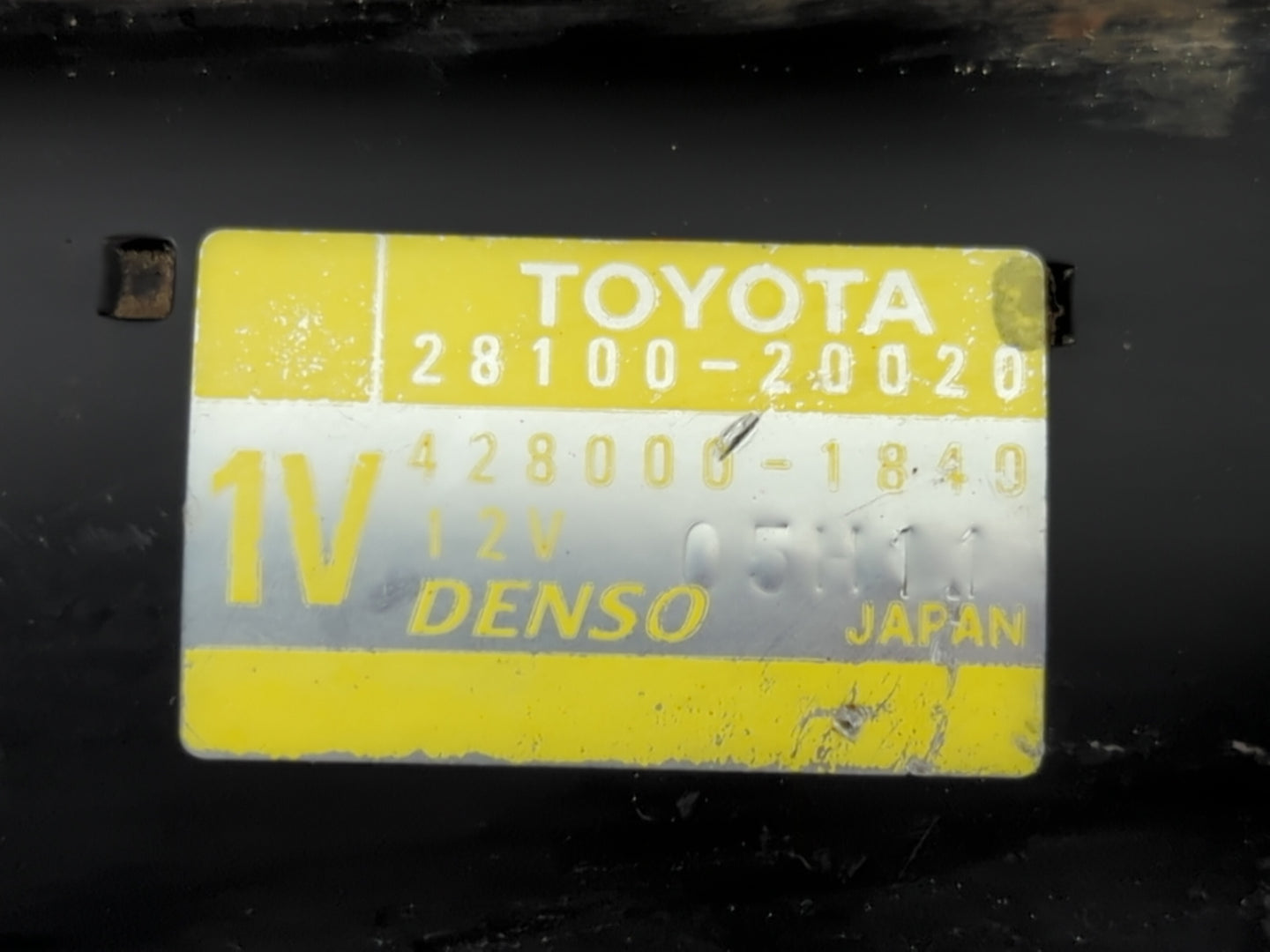 2008-2015 Scion Xb Car Starter Motor Solenoid OEM P/N:28100-20020 Fits OEM Used Auto Parts - Oemusedautoparts1.com