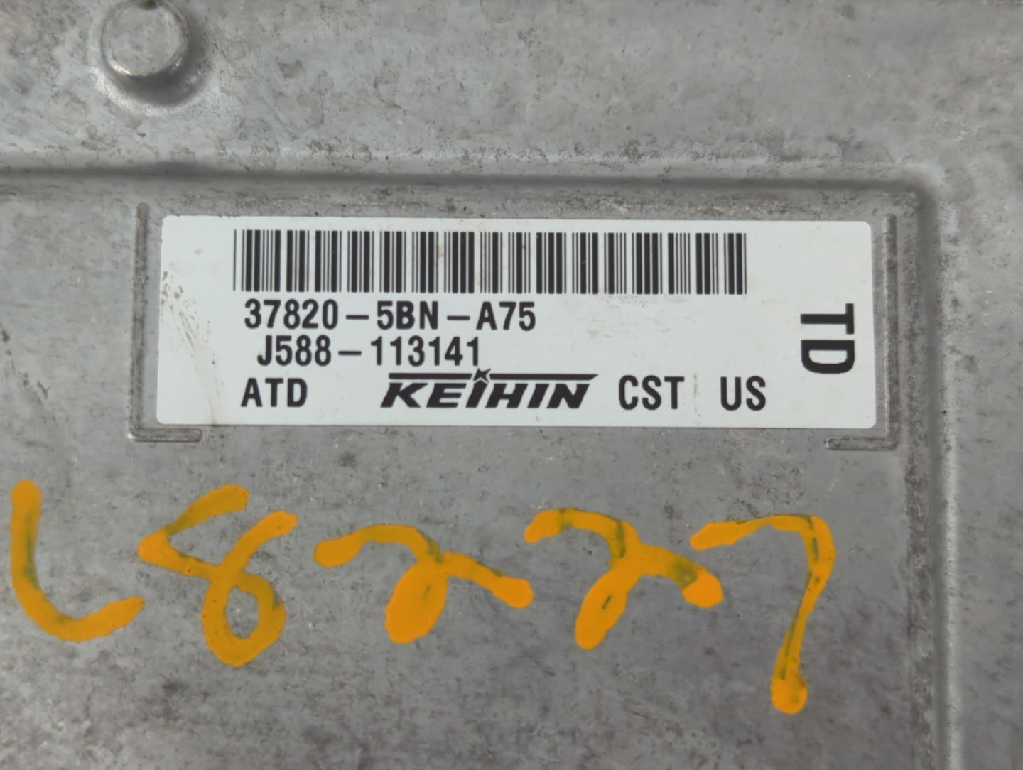 2018-2019 Acura Mdx PCM Engine Control Computer ECU ECM PCU OEM P/N:J588-113141 37820-5BN-A75 Fits Fits 2018 2019 OEM Used Auto Parts - Oemusedautoparts1.com