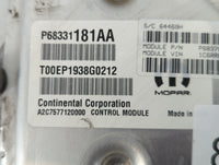 2019 Dodge Ram 1500 PCM Engine Control Computer ECU ECM PCU OEM P/N:P68331181AA Fits OEM Used Auto Parts - Oemusedautoparts1.com