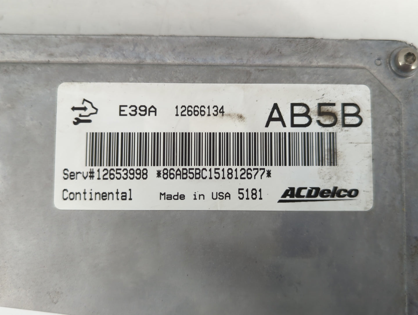 2014-2016 Chevrolet Impala PCM Engine Control Computer ECU ECM PCU OEM P/N:12666134 Fits Fits 2013 2014 2015 2016 OEM Used Auto Parts - Oemusedautoparts1.com