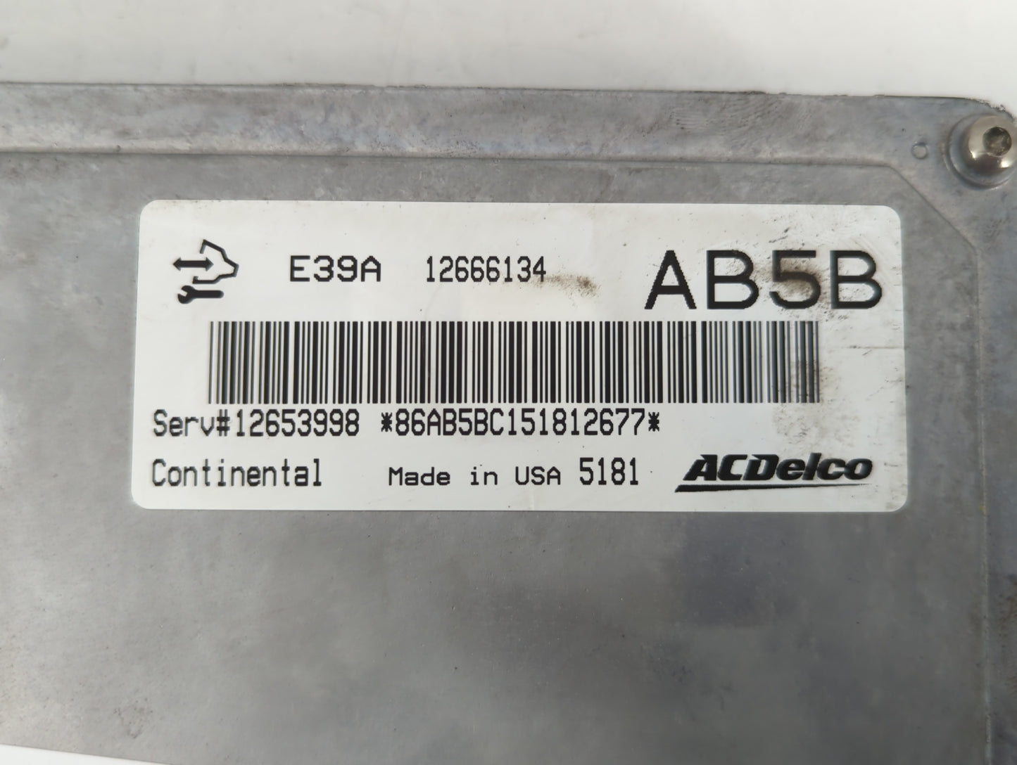 2014-2016 Chevrolet Impala PCM Engine Control Computer ECU ECM PCU OEM P/N:12666134 Fits Fits 2013 2014 2015 2016 OEM Used Auto Parts - Oemusedautoparts1.com