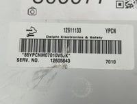 2007 Cadillac Dts PCM Engine Control Computer ECU ECM PCU OEM P/N:12605843 12611133 Fits OEM Used Auto Parts - Oemusedautoparts1.com