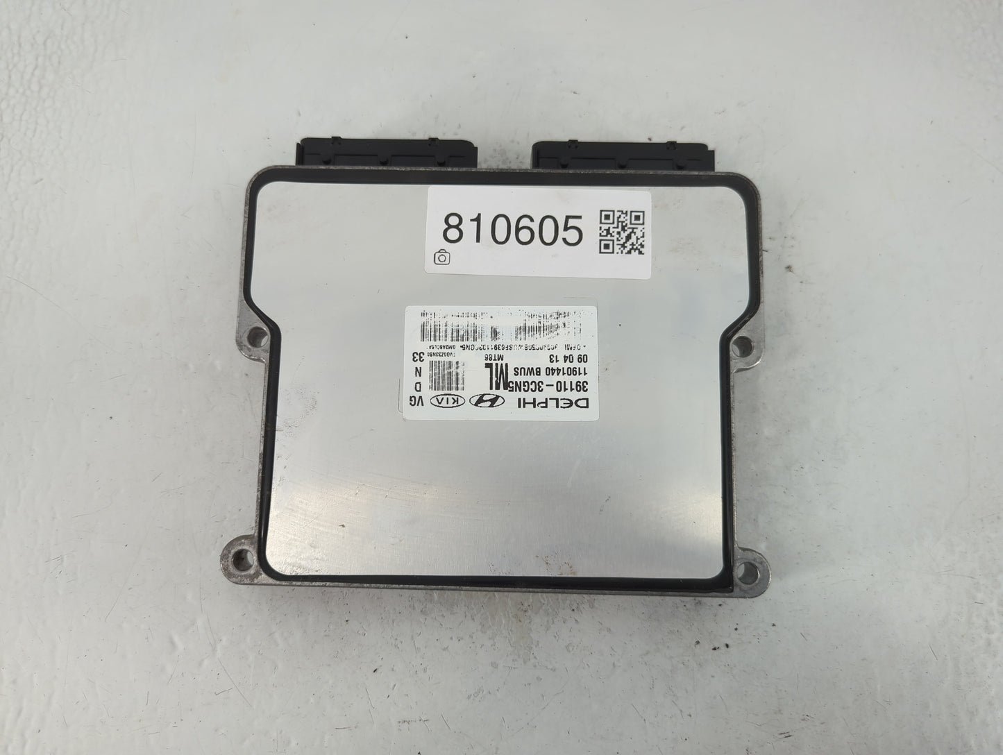 2014-2016 Kia Cadenza PCM Engine Control Computer ECU ECM PCU OEM P/N:39110-3CGN5 Fits Fits 2014 2015 2016 OEM Used Auto Parts - Oemusedautoparts1.com