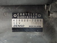 2011-2019 Dodge Journey Car Starter Motor Solenoid OEM P/N:428000-7200 04801839AB Fits OEM Used Auto Parts - Oemusedautoparts1.com