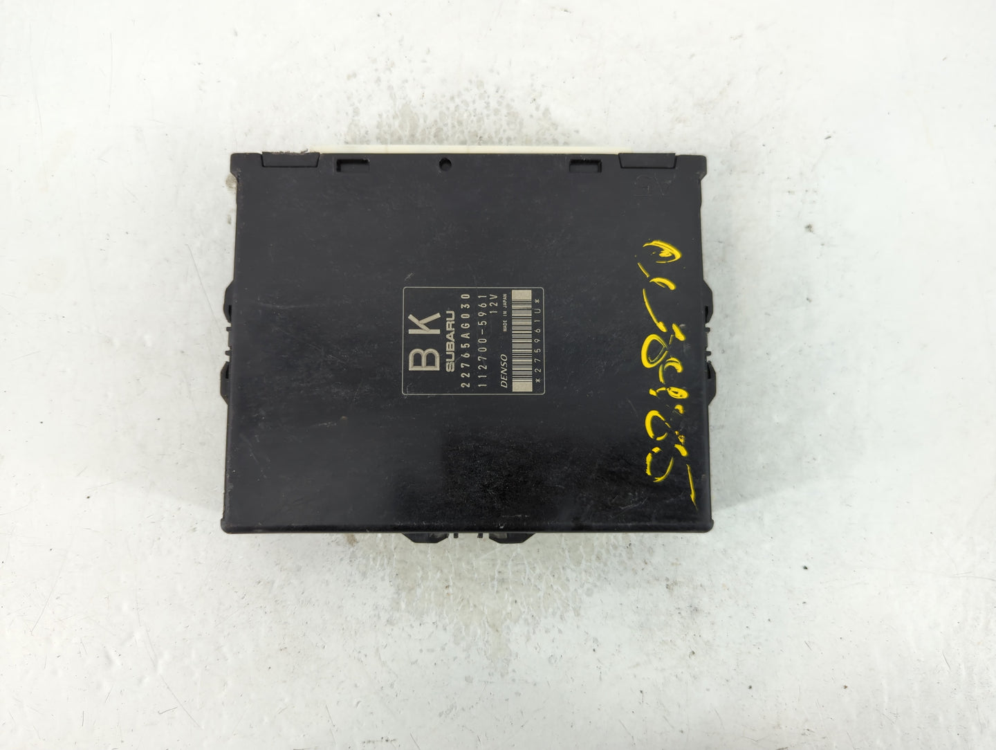 2014 Subaru Impreza PCM Engine Control Computer ECU ECM PCU OEM P/N:112700-5961 22756AG030 Fits OEM Used Auto Parts - Oemusedautoparts1.com