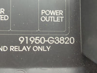 2018 Hyundai Elantra Fusebox Fuse Box Panel Relay Module P/N:91950-G3820 Fits OEM Used Auto Parts - Oemusedautoparts1.com