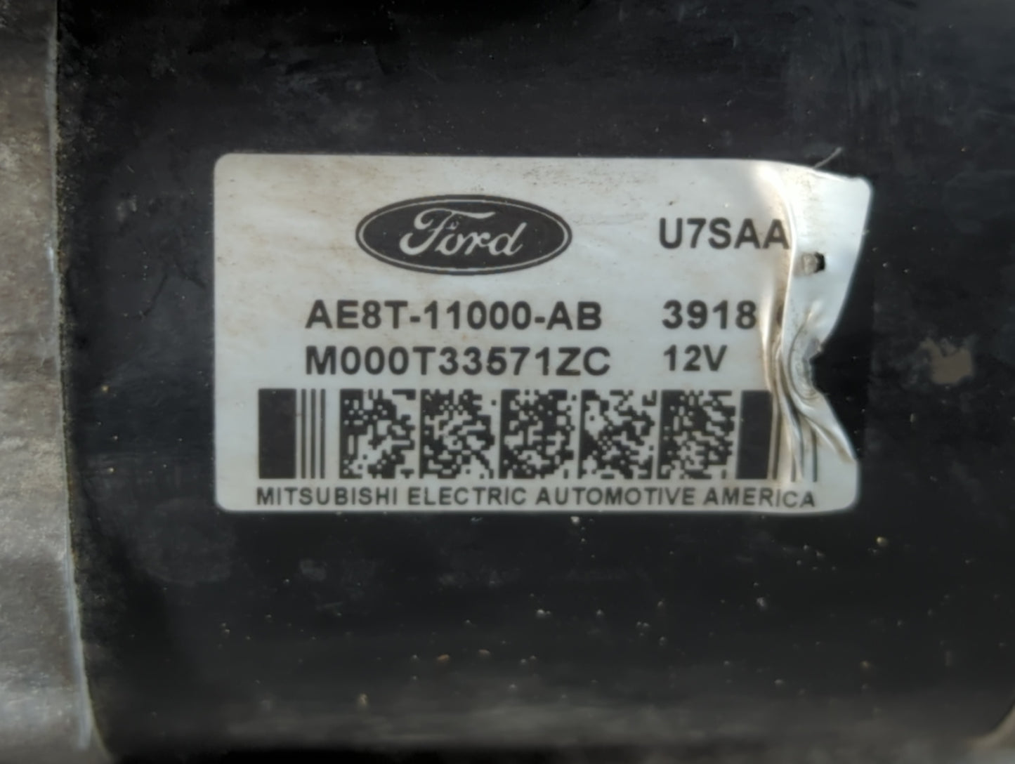 2011-2019 Ford Fiesta Car Starter Motor Solenoid OEM P/N:AE8T-11000-AB Fits Fits 2011 2012 2013 2014 2015 2016 2017 2018 2019 OEM Used Auto Parts - Oemusedautoparts1.com