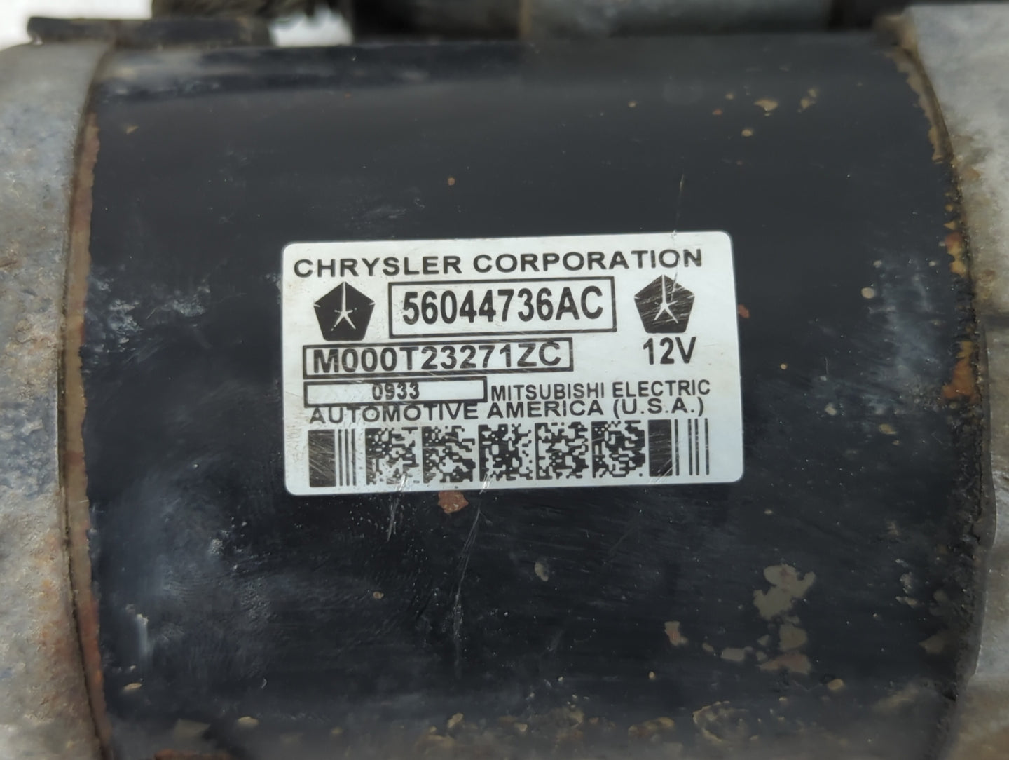 2005-2021 Jeep Grand Cherokee Car Starter Motor Solenoid OEM P/N:56044736AC Fits OEM Used Auto Parts - Oemusedautoparts1.com