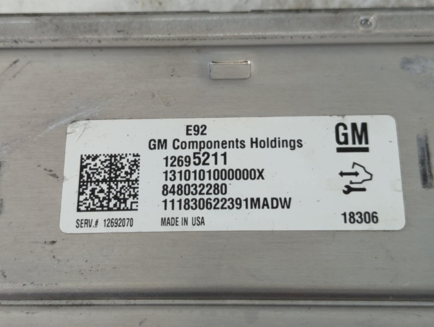 2014 Toyota Camry PCM Engine Control Computer ECU ECM PCU OEM P/N:12695211 Fits OEM Used Auto Parts - Oemusedautoparts1.com