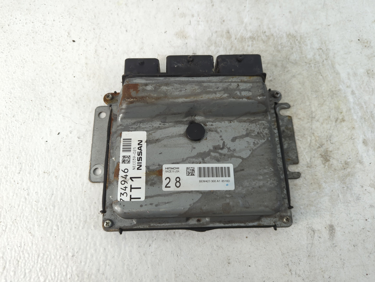 2018 Nissan Murano PCM Engine Control Computer ECU ECM PCU OEM P/N:BEM427-300 A1 NEC039-025 Fits Fits 2019 2020 OEM Used Auto Parts - Oemusedautoparts1.com