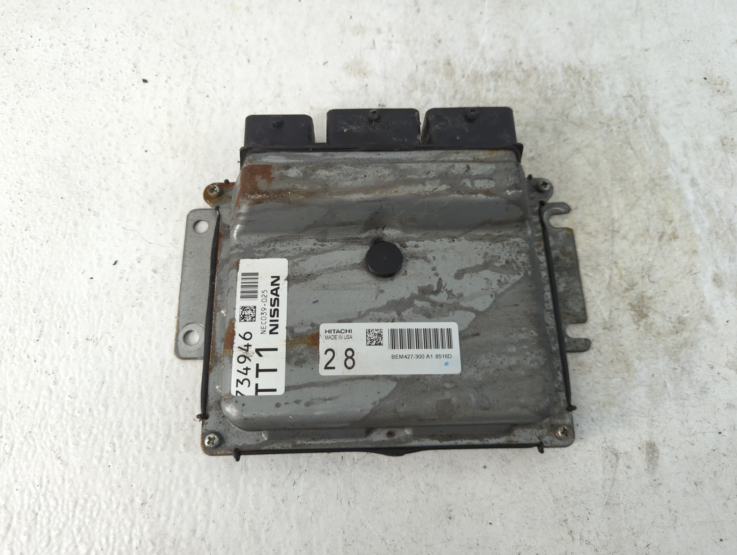 2018 Nissan Murano PCM Engine Control Computer ECU ECM PCU OEM P/N:BEM427-300 A1 NEC039-025 Fits Fits 2019 2020 OEM Used Auto Parts - Oemusedautoparts1.com
