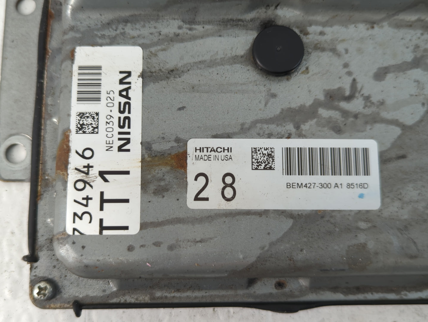 2018 Nissan Murano PCM Engine Control Computer ECU ECM PCU OEM P/N:BEM427-300 A1 NEC039-025 Fits Fits 2019 2020 OEM Used Auto Parts - Oemusedautoparts1.com