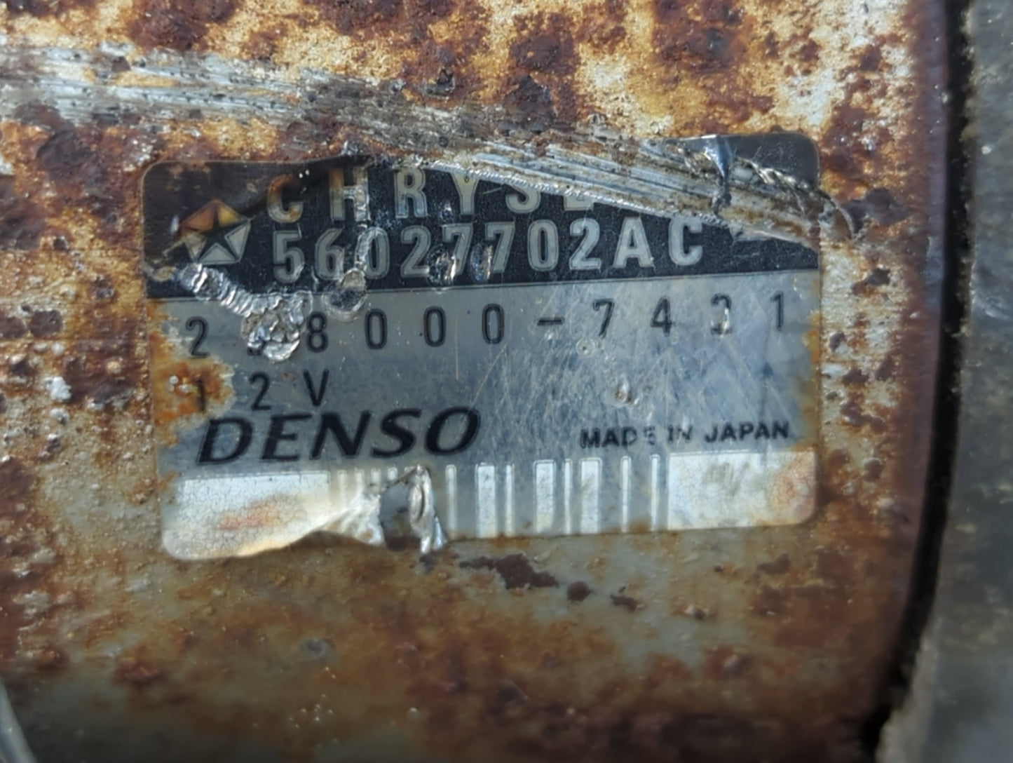 1999-2003 Dodge Ram 1500 Car Starter Motor Solenoid OEM P/N:56027702AC Fits Fits 1999 2000 2001 2002 2003 OEM Used Auto Parts - Oemusedautoparts1.com