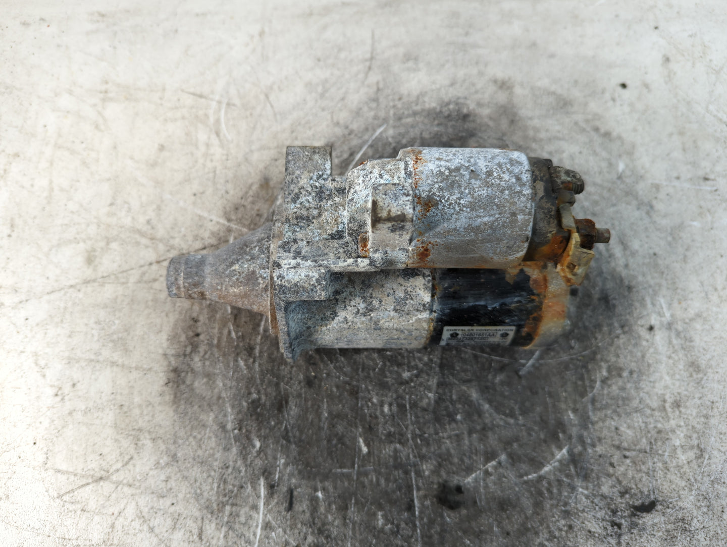 2007-2010 Chrysler 300 Car Starter Motor Solenoid OEM P/N:04801651AA Fits Fits 2007 2008 2009 2010 OEM Used Auto Parts - Oemusedautoparts1.com