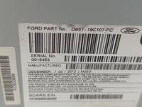 2013 Ford Explorer Radio AM FM Cd Player Receiver Replacement P/N:DB5T19C107FD Fits OEM Used Auto Parts - Oemusedautoparts1.com