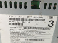 2011 Ford Edge Radio AM FM Cd Player Receiver Replacement P/N:BT4T-19C107-FB Fits OEM Used Auto Parts - Oemusedautoparts1.com