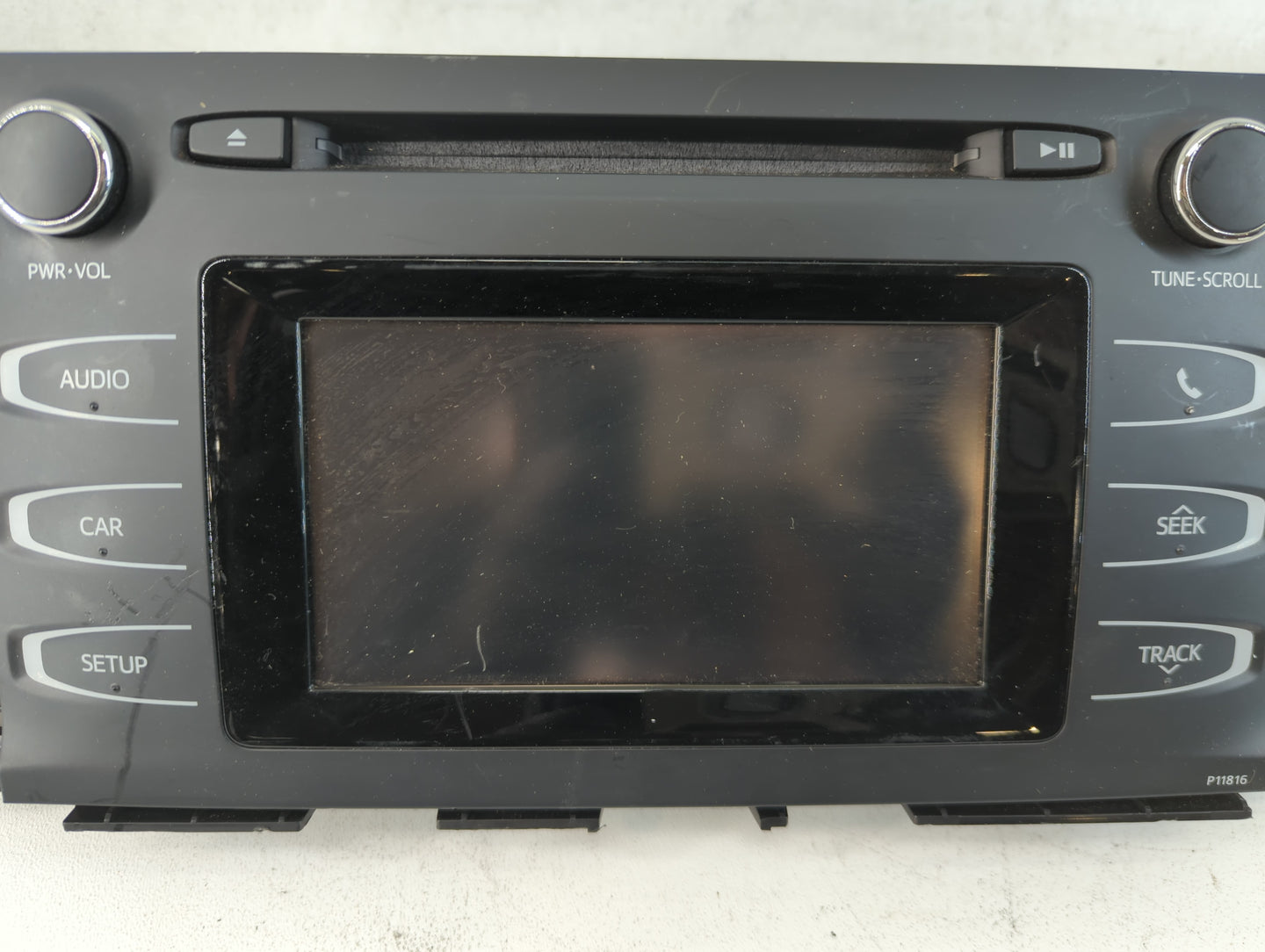2018-2019 Toyota Highlander Radio AM FM Cd Player Receiver Replacement P/N:86140-0E231 Fits Fits 2018 2019 OEM Used Auto Parts - Oemusedautoparts1.com