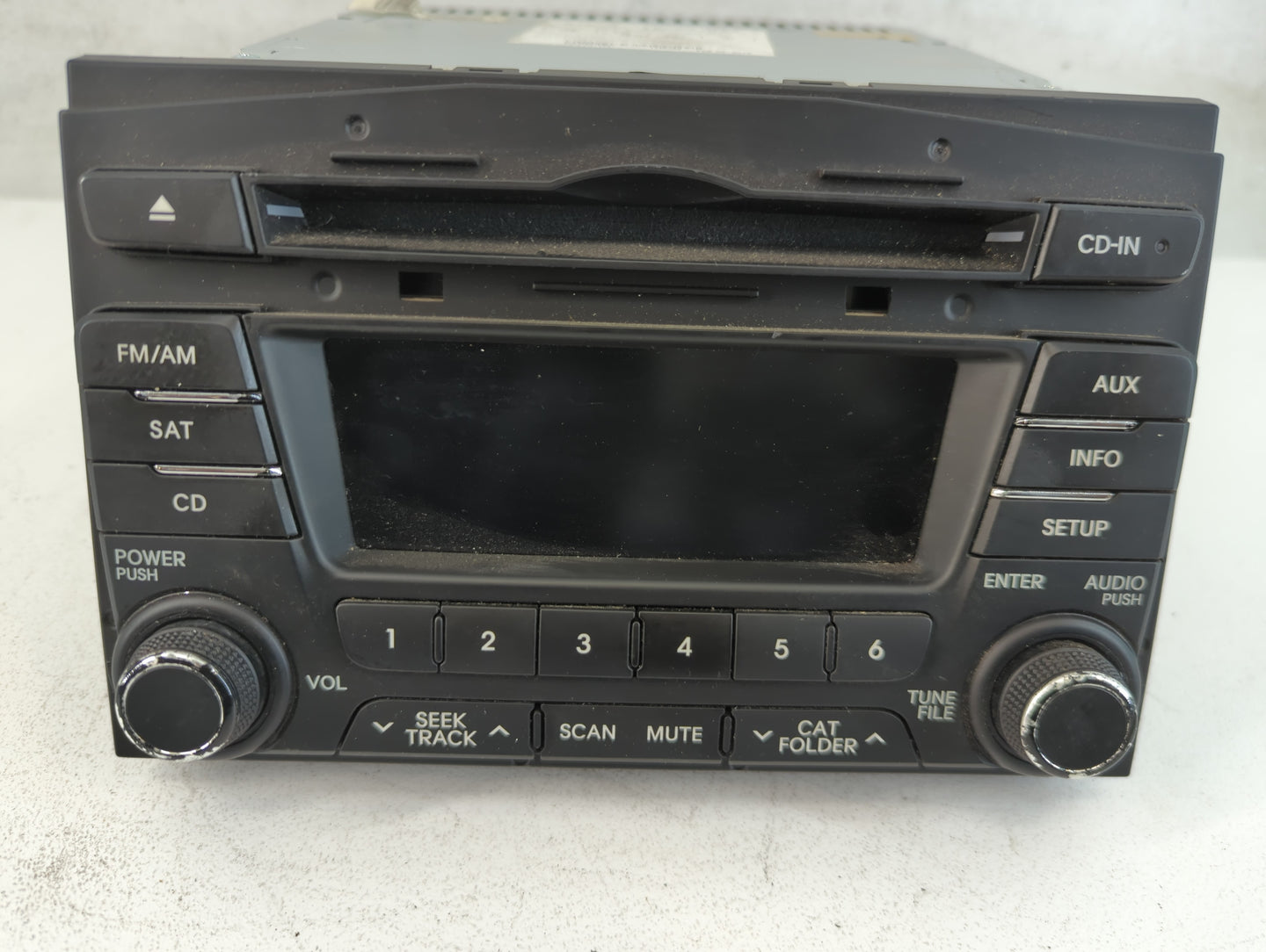 2011-2013 Kia Optima Radio AM FM Cd Player Receiver Replacement P/N:96170-2T651CA Fits Fits 2011 2012 2013 OEM Used Auto Parts - Oemusedautoparts1.com