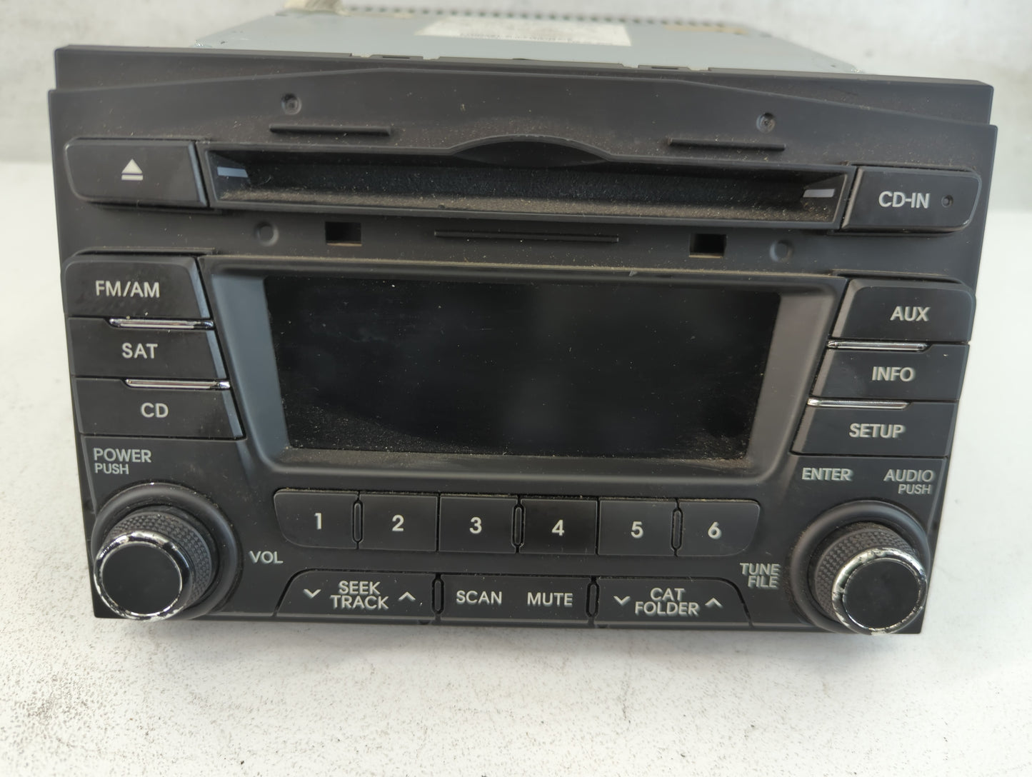 2011-2013 Kia Optima Radio AM FM Cd Player Receiver Replacement P/N:96170-2T651CA Fits Fits 2011 2012 2013 OEM Used Auto Parts - Oemusedautoparts1.com