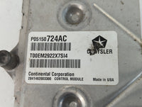 2013 Dodge Avenger PCM Engine Control Computer ECU ECM PCU OEM P/N:P05150724AC Fits OEM Used Auto Parts - Oemusedautoparts1.com