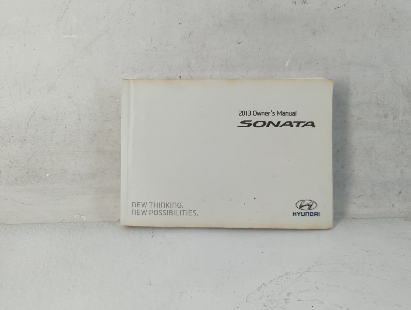 2013 Hyundai Sonata Owners Manual Book Guide P/N:A3S0-EU25B OEM Used Auto Parts - Oemusedautoparts1.com