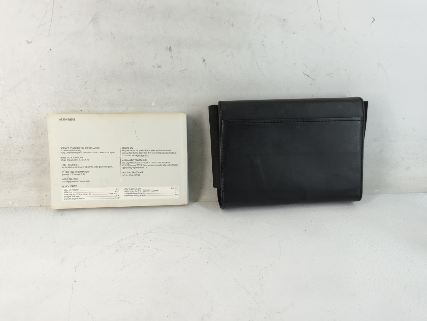 2013 Hyundai Sonata Owners Manual Book Guide P/N:A3S0-EU25B OEM Used Auto Parts - Oemusedautoparts1.com