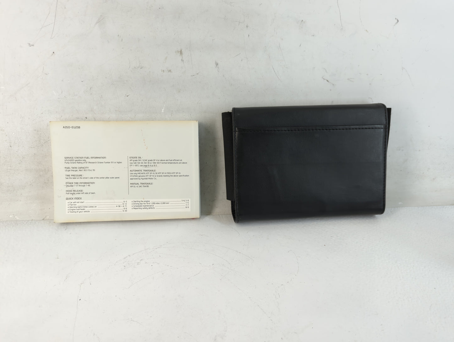 2013 Hyundai Sonata Owners Manual Book Guide P/N:A3S0-EU25B OEM Used Auto Parts - Oemusedautoparts1.com