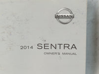 2014 Nissan Sentra Owners Manual Book Guide P/N:OM14E 0B17U0 OEM Used Auto Parts - Oemusedautoparts1.com