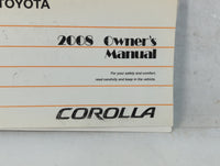 2008 Toyota Corolla Owners Manual Book Guide P/N:01999-12B28 OEM Used Auto Parts - Oemusedautoparts1.com