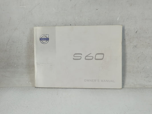 2014 Volvo S60 Owners Manual Book Guide OEM Used Auto Parts